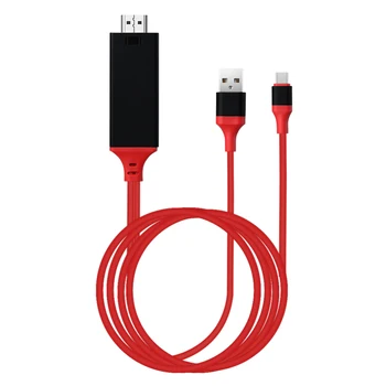 USB C Adapter Cable 3 in 1 USB-C Type C to HDMI Cable 4K 1080P 2M HDTV Adapter For Macbook Sumsung S8/S8 Plus Huawei
USB C Adapter Cable 3 in 1 USB-C Type C to HDMI Cable 4K 1080P 2M HDTV Adapter For Macbook Sumsung S8/S8 Plus Huawei