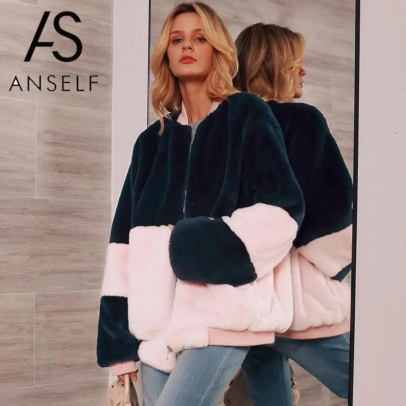 ANSELF Women Fleece Jacket 2019 Winter Warm Coat Color Block Long Sleeve Zipper Front Jacket Cardigan Outerwear Large Size 3XL
ANSELF Women Fleece Jacket 2019 Winter Warm Coat Color Block Long Sleeve Zipper Front Jacket Cardigan Outerwear Large Size 3XL