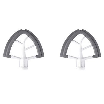 2 Flour Mixing Heads, Blade Mixer, Beating Head, Mixing Paddle, Mixing Machine Accessories, Suitable for 4.5-5QT 
2 Flour Mixing Heads, Blade Mixer, Beating Head, Mixing Paddle, Mixing Machine Accessories, Suitable for 4.5-5QT