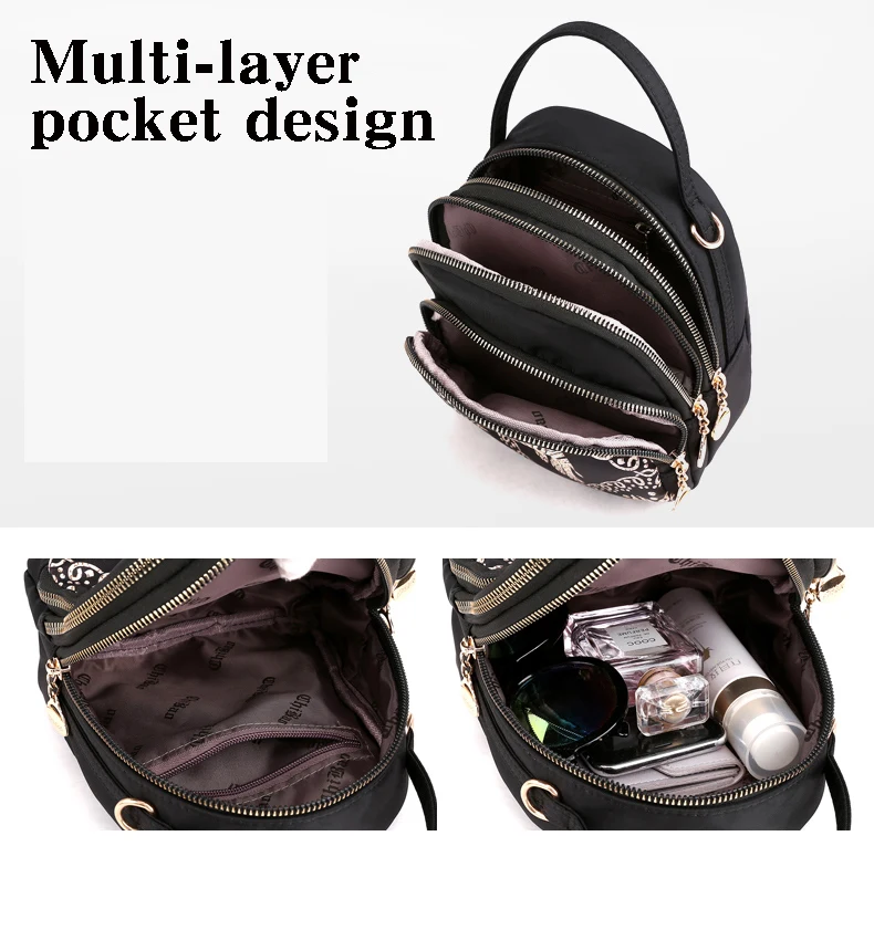 Multipurpose Women's Bag Printed Shoulder Bag Casual Small Backpack Lightweight Messenger Bag Women Waterproof Handbag Cloth Bag Hac247584fe0e4ba8af6c70cf2bb1877cz - Multipurpose Women's Bag Printed Shoulder Bag Casual Small Backpack Lightweight Messenger Bag Women Waterproof Handbag Cloth Bag
