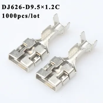 DJ626-D9.5 1.2 1000PCS plug terminal Male female wire connector Plugs socket Fuse box Wire harness Soft Jacket car terminal plug
DJ626-D9.5 1.2 1000PCS plug terminal Male female wire connector Plugs socket Fuse box Wire harness Soft Jacket car terminal plug
