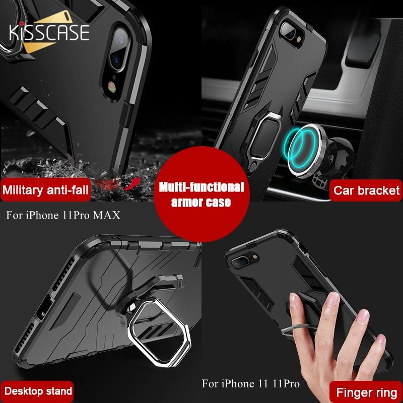 KISSCASE Kickstand Phone Case For iPhone 11 Pro MAX Magnetic Cases For iphone 11 Pro 11 Pro Max Holder Ring Finger Holder Cover
KISSCASE Kickstand Phone Case For iPhone 11 Pro MAX Magnetic Cases For iphone 11 Pro 11 Pro Max Holder Ring Finger Holder Cover