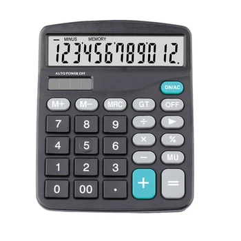 Multifunctional Calculator 12 Digit Electronic Calculator Solar Calculator Calculate Commercial Tool Office School Stationery
Multifunctional Calculator 12 Digit Electronic Calculator Solar Calculator Calculate Commercial Tool Office School Stationery