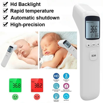 Digital Fever Infrared Non-contact Forehead Thermometer Handheld Electronic Temperature Accurate Measurement Q20
Digital Fever Infrared Non-contact Forehead Thermometer Handheld Electronic Temperature Accurate Measurement Q20