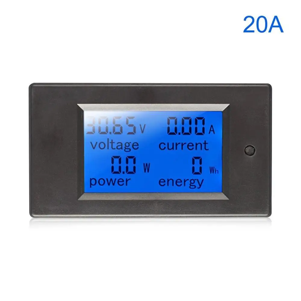 Digital Power Energy Meter DC Voltmeter Ammeter Wattmeter Khw Power Monitor With Shunt Voltage Current Tester Battery Tester
Digital Power Energy Meter DC Voltmeter Ammeter Wattmeter Khw Power Monitor With Shunt Voltage Current Tester Battery Tester