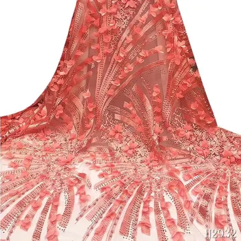 Latest 2019 French Net Lace Tulle Mesh Lace 3 D Flowers Beads Lace Fabric French High Quality Lace Sewing African Lace Fabrics
Latest 2019 French Net Lace Tulle Mesh Lace 3 D Flowers Beads Lace Fabric French High Quality Lace Sewing African Lace Fabrics