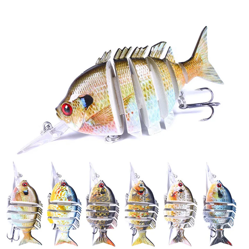 10cm 12.7g Wobblers Fishing Lure Wobbler Parts Relax Multi Jointed Swimbait 6Segment Hard Bait Carp Minnow Bass Pike Lure Tackle
10cm 12.7g Wobblers Fishing Lure Wobbler Parts Relax Multi Jointed Swimbait 6Segment Hard Bait Carp Minnow Bass Pike Lure Tackle