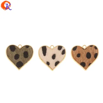 Cordial Design 50Pcs 23*24MM Jewelry Accessories/Hand Made/Leopard Print Effect/Curved Heart Shape/DIY Charms/Earring Findings
Cordial Design 50Pcs 23*24MM Jewelry Accessories/Hand Made/Leopard Print Effect/Curved Heart Shape/DIY Charms/Earring Findings