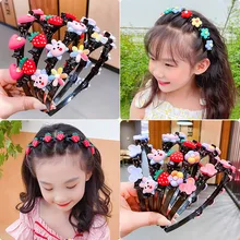 Fashion Fruit Animal Flower Plastic Hairband with Hairpins for Girl Cute Hair Hoop Children Clips Pins Headband Hair Accessories
Fashion Fruit Animal Flower Plastic Hairband with Hairpins for Girl Cute Hair Hoop Children Clips Pins Headband Hair Accessories
