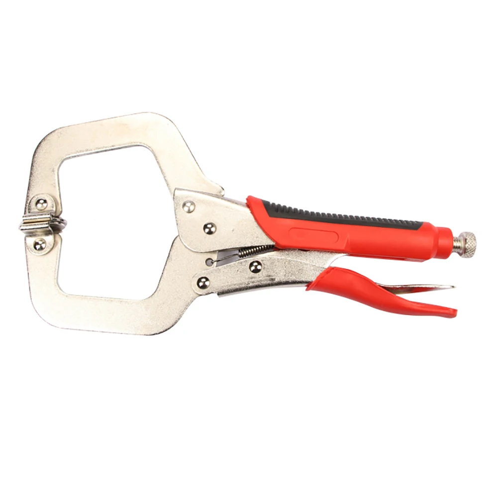 11 Inch C Type Clip Weld Face Clamp Multi-function Locator Locking Plier Vise Grip Hand Steel Woodworking Tool Table Tenon
11 Inch C Type Clip Weld Face Clamp Multi-function Locator Locking Plier Vise Grip Hand Steel Woodworking Tool Table Tenon