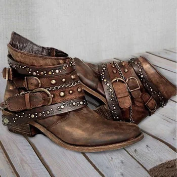 SWQZVT 2020 New retro ankle boots for women fashion spring and autumn round head Martin boots women casual Solid color boots 
SWQZVT 2020 New retro ankle boots for women fashion spring and autumn round head Martin boots women casual Solid color boots