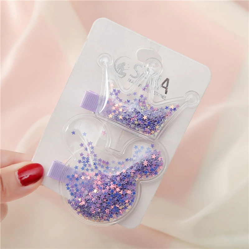 2pcs Baby Hair Pin Girls Cute Hair Clips With Heart Star Sequins Design Hair Pin Children Hairpin Princess Hair Accessories 
2pcs Baby Hair Pin Girls Cute Hair Clips With Heart Star Sequins Design Hair Pin Children Hairpin Princess Hair Accessories