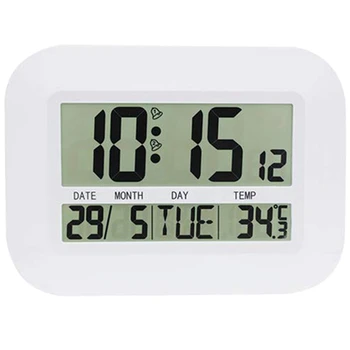 Digital Wall Clock Battery Operated Simple Large LCD Alarm Clock Temperature Calendar Date Day for Home Office
Digital Wall Clock Battery Operated Simple Large LCD Alarm Clock Temperature Calendar Date Day for Home Office