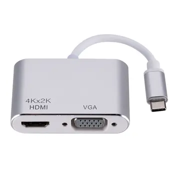 Type C HDMI Converter Support 4k USB-C To VGA Port Adapter Hub HDMI Adapter HUB For Laptop Television
Type C HDMI Converter Support 4k USB-C To VGA Port Adapter Hub HDMI Adapter HUB For Laptop Television