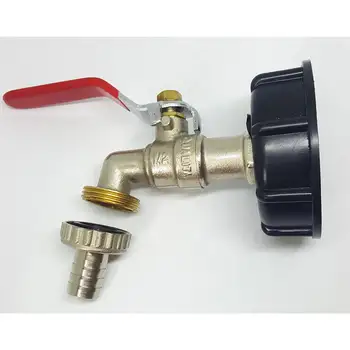 S60x6 1/2 Inch Water Tank Tap Fuel Adapter With Hose Connector Oil Fine Flow Thread IBC Garden Brass Assembled
S60x6 1/2 Inch Water Tank Tap Fuel Adapter With Hose Connector Oil Fine Flow Thread IBC Garden Brass Assembled