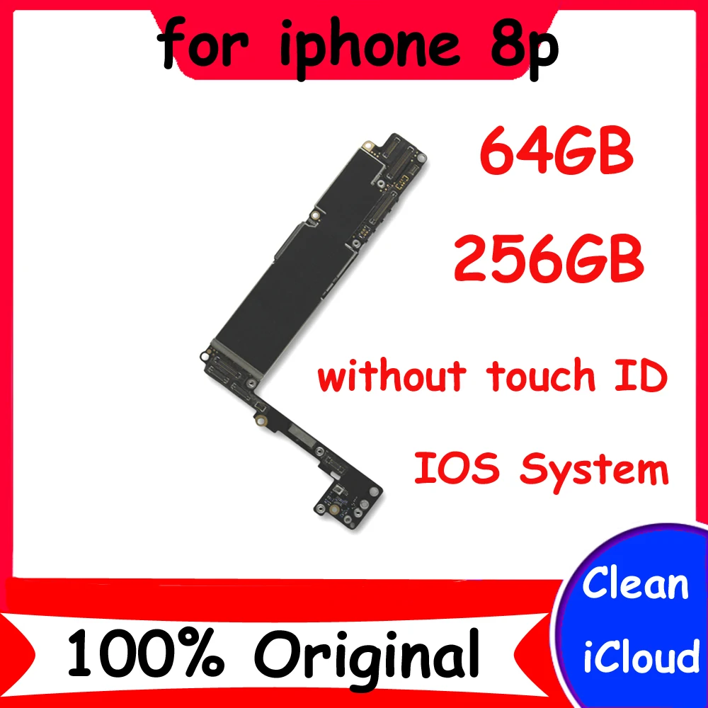 64gb 256gb Original Unlocked motherboard for iphone 8 plus 8p without touch ID Mainboard Good working IOS System logic board
64gb 256gb Original Unlocked motherboard for iphone 8 plus 8p without touch ID Mainboard Good working IOS System logic board