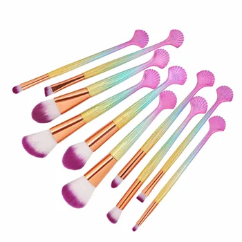 10Pcs Shell Mermaid Makeup Brush Set Foundation Powder Eyeshadow Make up Brushes Contour Blending Cosmetic Brushes Beauty Tool
10Pcs Shell Mermaid Makeup Brush Set Foundation Powder Eyeshadow Make up Brushes Contour Blending Cosmetic Brushes Beauty Tool