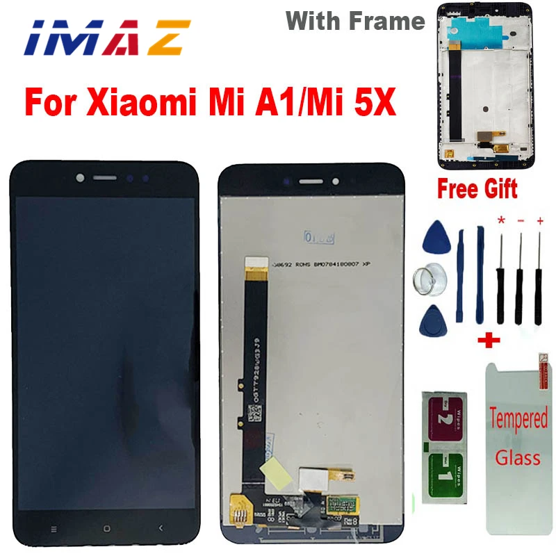 IMAZ 5.5" For Xiaomi Mi A1 LCD Display 10 Touch Screen For Xiaomi Mi 5X LCD Digitizer Touch Screen Panel Replacement Spare Parts
IMAZ 5.5" For Xiaomi Mi A1 LCD Display 10 Touch Screen For Xiaomi Mi 5X LCD Digitizer Touch Screen Panel Replacement Spare Parts