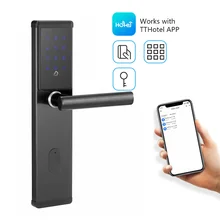 Whole Online Web Management Bluetooth Cerradura Electrica Smart Hotel Wireless Lock with timer
Whole Online Web Management Bluetooth Cerradura Electrica Smart Hotel Wireless Lock with timer