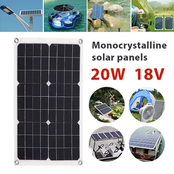 20W 18V Solar Panel Car Battery Chargiing Travel Outdoor Durable Portable Fast Charger Emergency Power Supply Solar Generator
20W 18V Solar Panel Car Battery Chargiing Travel Outdoor Durable Portable Fast Charger Emergency Power Supply Solar Generator
