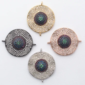 Fashion Trendy Jewelry Making Material Pavé Color Crystal Classic Eye Bracelet Earring Accessories Connector
Fashion Trendy Jewelry Making Material Pavé Color Crystal Classic Eye Bracelet Earring Accessories Connector