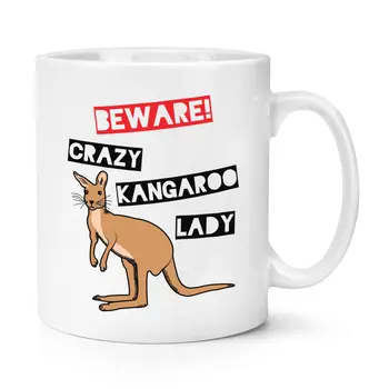 Beware Crazy Kangaroo Lady 10oz Mug Funny Australia Funny Coffee Ceramic Mug
Beware Crazy Kangaroo Lady 10oz Mug Funny Australia Funny Coffee Ceramic Mug