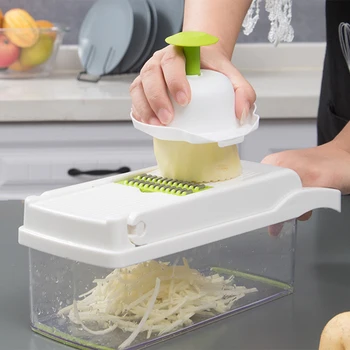 Kitchen Gadgets Practical Vegetable Fruits Tool Grater Cutter Shredder Garlic Meat Chopper Carrot Potato Slicer Salad Maker
Kitchen Gadgets Practical Vegetable Fruits Tool Grater Cutter Shredder Garlic Meat Chopper Carrot Potato Slicer Salad Maker