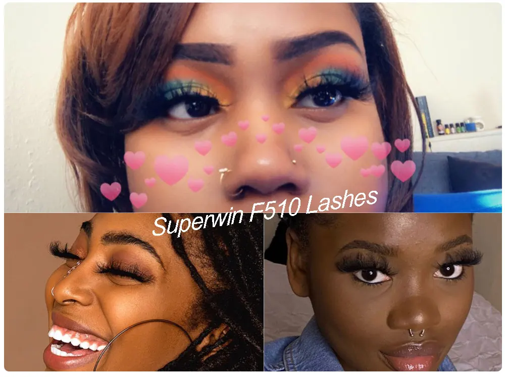 false eyelashes gift: we can do free logo sticker for you 