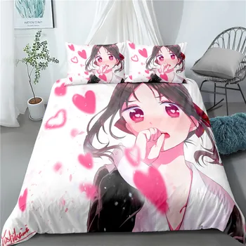 3D Cartoon Miss Huiye Anime bedding set Two dimensions duvet cover Twin Double Queen King comforter bedding sets bed linen
3D Cartoon Miss Huiye Anime bedding set Two dimensions duvet cover Twin Double Queen King comforter bedding sets bed linen