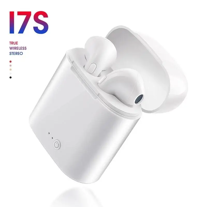 Фото Чудесное качество I7S TWS Bluetooth 5 0 наушники беспроводные гарнитуры портативные с