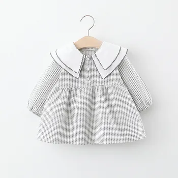 2020 Girls' Dress Spring and Autumn Infant Girls' Long Sleeve Plaid Princess Dress
2020 Girls' Dress Spring and Autumn Infant Girls' Long Sleeve Plaid Princess Dress