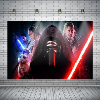 Star Wars The Force Awakens Movie Backdrops for Children Photography Boys Birthday Party Decorations Photo Studio Backgrounds
Star Wars The Force Awakens Movie Backdrops for Children Photography Boys Birthday Party Decorations Photo Studio Backgrounds