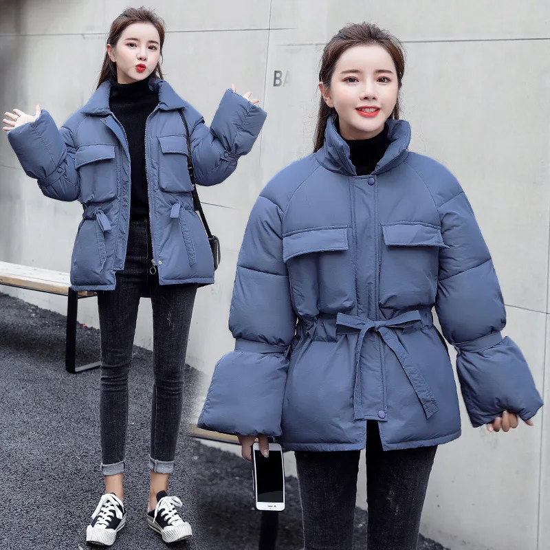 Winter Coat Student down Jacket Cotton-padded Clothes Korean-style Loose-Fit Short Thick Stand Collar Cotton-padded Jacket 2019
Winter Coat Student down Jacket Cotton-padded Clothes Korean-style Loose-Fit Short Thick Stand Collar Cotton-padded Jacket 2019