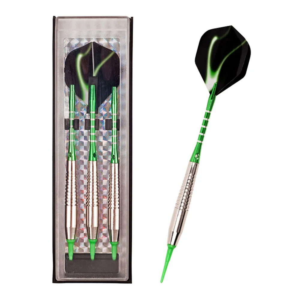 3Pcs 18g Professional Safe Dart Soft Plastic Tip Sliver Plated Copper Aluminium Shaft Competition Training Dart
3Pcs 18g Professional Safe Dart Soft Plastic Tip Sliver Plated Copper Aluminium Shaft Competition Training Dart