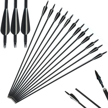 Linkboy Archery 6pcs/12pcs/24pcs Sp340 Carbon Arrows 3inch Vanes and insert Nocks 75gr Tips for Compound Bow Hunting Shooting
Linkboy Archery 6pcs/12pcs/24pcs Sp340 Carbon Arrows 3inch Vanes and insert Nocks 75gr Tips for Compound Bow Hunting Shooting