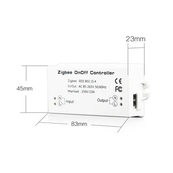 ZIGBEE AC85-265V 50/60Hz Smart Switch Basic Smart Home Remote Control Module On/Off Controller
ZIGBEE AC85-265V 50/60Hz Smart Switch Basic Smart Home Remote Control Module On/Off Controller