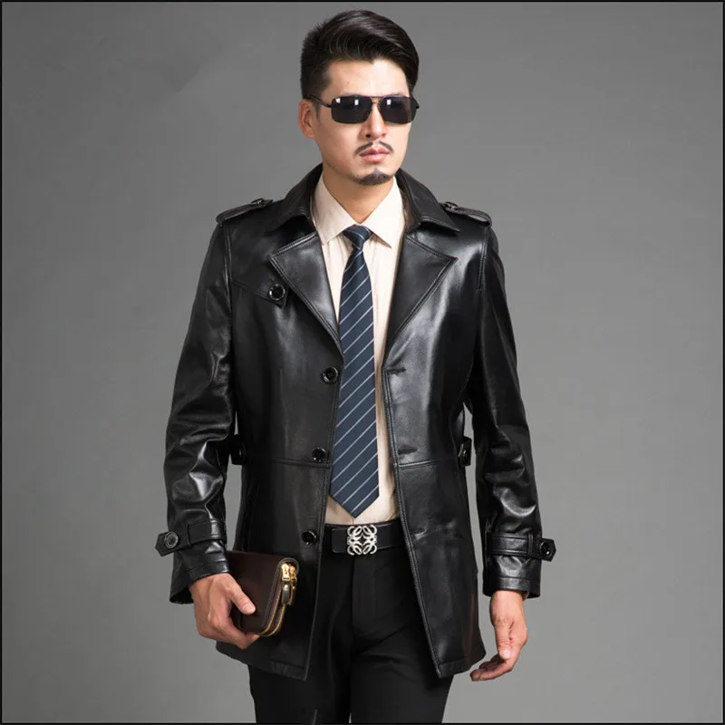 Chaqueta Настоящее Мужское пальто Cuero Hombr 2020 модная черная Мужская куртка из натуральной кожи брендовая одежда FYY605
Chaqueta Настоящее Мужское пальто Cuero Hombr 2020 модная черная Мужская куртка из натуральной кожи брендовая одежда FYY605