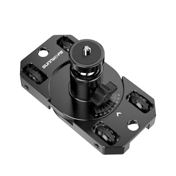 Mini Desktop Action Camera Dolly with Ball Head Stabilizer for GoPro for DJI OSMO Action Pocket for Insta360 ONE R for Fimi Palm