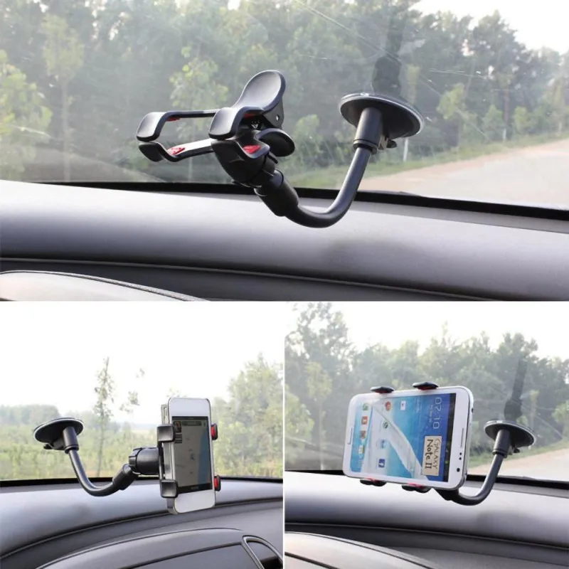Silicone Plastic Universal Car Phone Clamp Double Clip Strong Suction Cup Long Shockproof Arm Car Mount Holder+0
Silicone Plastic Universal Car Phone Clamp Double Clip Strong Suction Cup Long Shockproof Arm Car Mount Holder+0