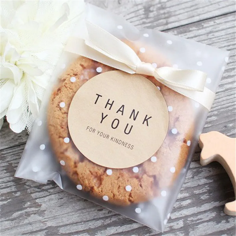 100pcs/lot Translucent Dots Plastic Cookie Packaging Bags Cupcake Wapper Self Adhesive Bags Birthday Party Wedding Decor
100pcs/lot Translucent Dots Plastic Cookie Packaging Bags Cupcake Wapper Self Adhesive Bags Birthday Party Wedding Decor