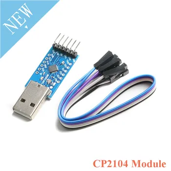 CP2104 Module USB 2.0 to TTL UART 6Pin Module Serial Converter STC Downloader 3.3V/5V For Arduino with Brush Machine Line Cable
CP2104 Module USB 2.0 to TTL UART 6Pin Module Serial Converter STC Downloader 3.3V/5V For Arduino with Brush Machine Line Cable