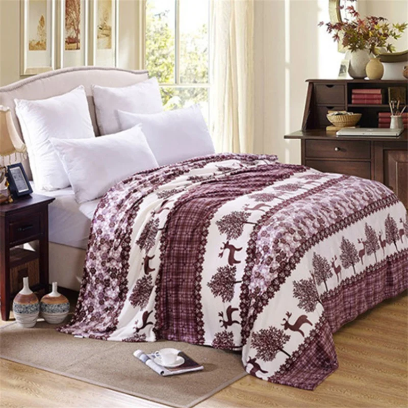 Фото Фирменное домашнее текстильное покрывало с рисунком фламинго одеяло для