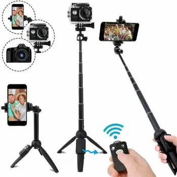 Adjustable Wireless Bluetooth Selfie Stick Foldable Mini Tripod Phone Self Stick With Bluetooth Remote Control For IOS Android
Adjustable Wireless Bluetooth Selfie Stick Foldable Mini Tripod Phone Self Stick With Bluetooth Remote Control For IOS Android