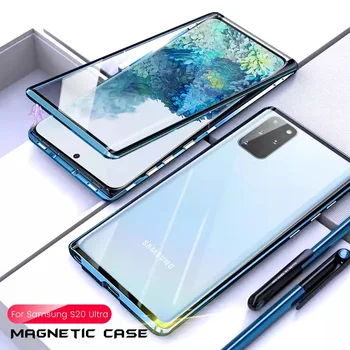 360 DoubleFace Full Protection Magnetic Case For Samsung S10 S8 S9 Tempered Glass Case Cover For Galaxy S20 Note 10 PLUS Coque
360 DoubleFace Full Protection Magnetic Case For Samsung S10 S8 S9 Tempered Glass Case Cover For Galaxy S20 Note 10 PLUS Coque