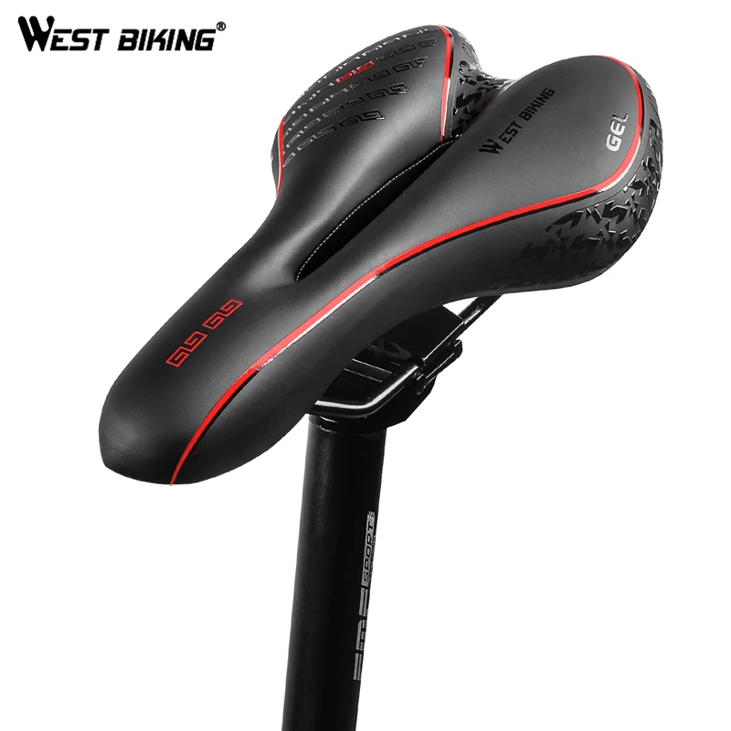 WEST BIKING PU leather Bicycle Saddle Rail Clamp Shockproof None-Slip Bike Seat Bike Accessories Mountain Road Bicycle Seat
WEST BIKING PU leather Bicycle Saddle Rail Clamp Shockproof None-Slip Bike Seat Bike Accessories Mountain Road Bicycle Seat