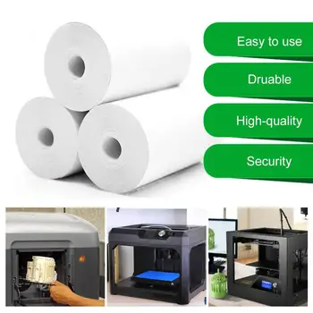 5 Rolls Printable Sticker Paper Roll Direct Thermal Paper with Self-adhesive 57*30mm for PeriPage A6 Pocket PAPERANG P1/P2
5 Rolls Printable Sticker Paper Roll Direct Thermal Paper with Self-adhesive 57*30mm for PeriPage A6 Pocket PAPERANG P1/P2