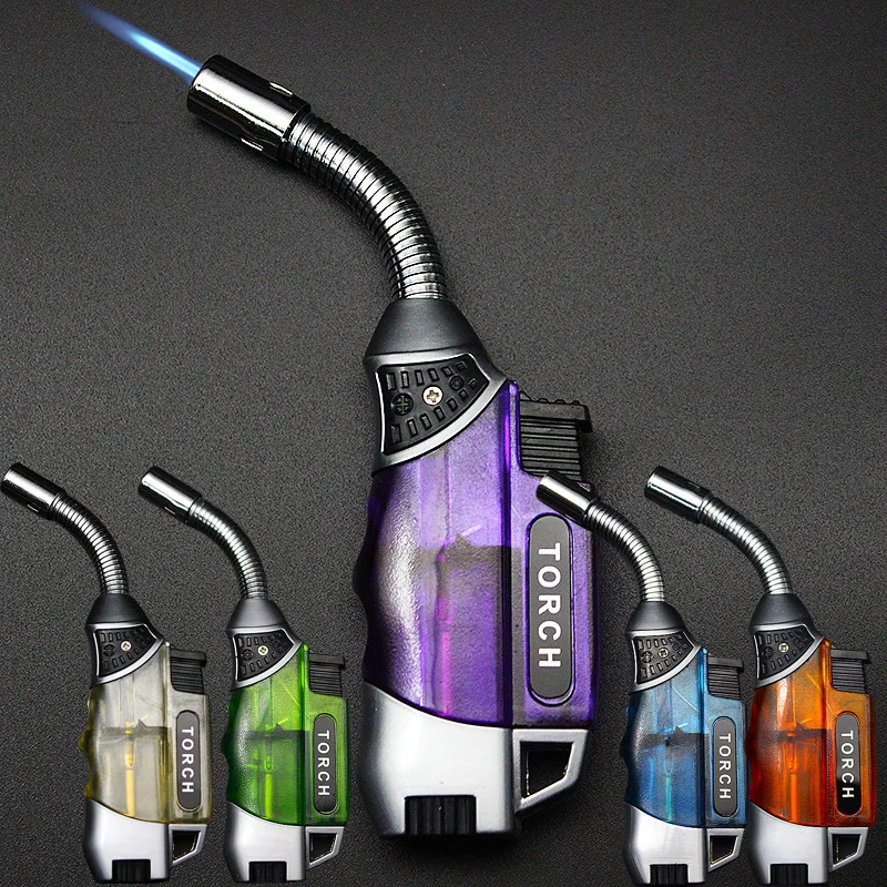 Elbow Windproof Lighter Kitchen Outdoor Barbecue Ignition Spray Gun Metal Small Butane Gas Lighter Torch Cigar Cigarette Lighter
Elbow Windproof Lighter Kitchen Outdoor Barbecue Ignition Spray Gun Metal Small Butane Gas Lighter Torch Cigar Cigarette Lighter