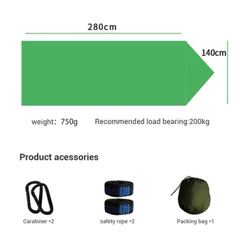 Portable Outdoor Camping Hammock Mosquito Net Hammock for Sleeping Outdoor Camping Tent Using ALS88
Portable Outdoor Camping Hammock Mosquito Net Hammock for Sleeping Outdoor Camping Tent Using ALS88