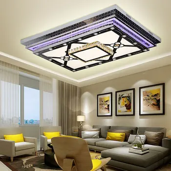 Ceiling Lamp rectangular living room modern simple headlight lamp LED colorful remote control household crystal lamp wholesale
Ceiling Lamp rectangular living room modern simple headlight lamp LED colorful remote control household crystal lamp wholesale