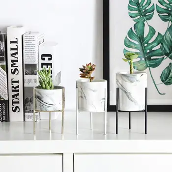 Geometric Flower Stand Holder Vase Economic Flower Pot Rack Decor Ceramic Beautiful Garden Flower Pot Creative Home Plant 
Geometric Flower Stand Holder Vase Economic Flower Pot Rack Decor Ceramic Beautiful Garden Flower Pot Creative Home Plant